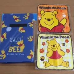 ディズニー プーさん ランチバッグ ハンドタオル 3点セット 非売品 新品