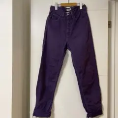 GUESS JEANS ハイウエストの紫デニム　29 ヴィンテージ　カラーデニム