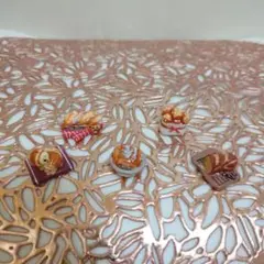 数量限定☆パン祭り♡SALE☆5点セット　フェーヴ　ミニチュア陶器