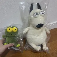 らくちゃん かいちゃん ぬいぐるみ 2点セット 2026年最新】バムとケロ ぬいぐるみ らくちゃんの人気アイテム - メルカリ