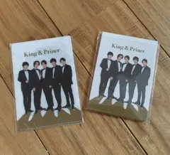 King & Prince ミニクリアファイル2枚　メモ帳