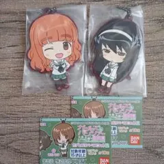 ガールズ&パンツァー カプセルラバーマスコット 武部沙織 冷泉麻子