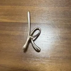 ティファニー　イニシャルK ブローチ　SV925