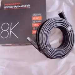 8K対応 HDMIファイバーオプティカルケーブル 20m
