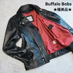 【極美品】バッファローボブズ ダブル ライダース ジャケット ラムレザーのサムネイル