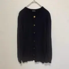 DEUXIEME CLASSE カシミヤ100% 金ボタンカーディガン ネイビーのサムネイル