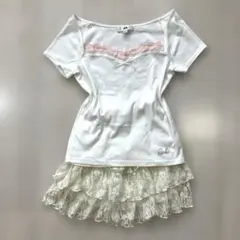 y2k バレエコア　姫系　レース　リボン　LIZLISA系　ウィッシュコアのサムネイル