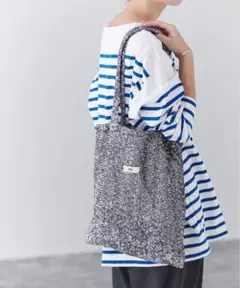 【Uhr/ウーア】Spangle Tote Bag：トートバッグ（シルバー）