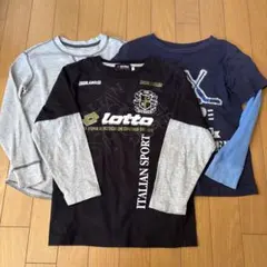 [まとめ売り] Gap、lotto 長袖3枚　120 130男の子