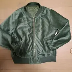MA1 フリースジャケット リバーシブル ダークグリーン
