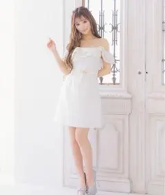 Tika フレアツイードミニドレス M, XL