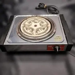 石崎電気製作所　電気コンロ　卓上　レトロ　　used？　美品　　ナショナル 石崎電気製作所 電気コンロ 卓上 レトロ used？ 美品 ナショナル