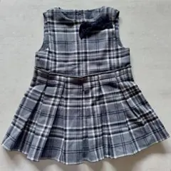 BeBe べべ チェック柄ワンピース 90cm