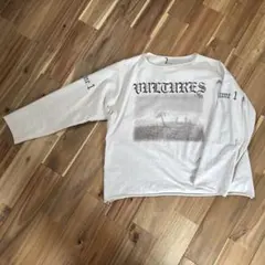 【平本蓮着用】yzy gosha VULTURES ロンT ホワイト　サイズ1 平本蓮着用】yzy gosha VULTURES ロンT ホワイト サイズ1