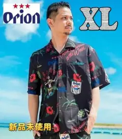 沖尚優勝セール㊗️×ORION　アロハシャツ XLブラック　かりゆし 沖尚優勝セール㊗️×ORION アロハシャツ XLブラック かりゆし 沖
