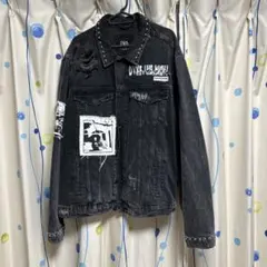 ZARA ダメージデニムジャケット