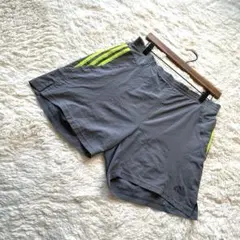 adidas アディダス CLIMACOOLランニングショートパンツ グレー M