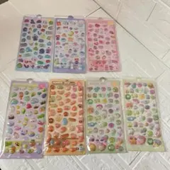 【新品未使用】ぷっくりシール 7枚セット かわいい BONBON DROP