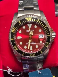 2026年最新】SEIKO 文字盤カラー：レッド メンズ 自動巻き時計の人気