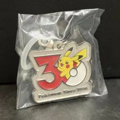 ポケモン30周年 メタルチャームマスコット ピカチュウ Pokémon