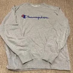 Champion グレー ロゴスウェット XXL