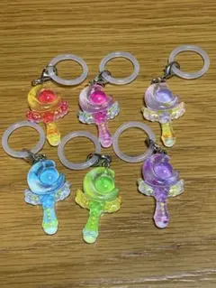 魔法のステッキ風 めじるしチャーム 6종 세트