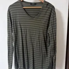 Burberryストライプ 長袖カットソー