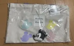 プライス ミッキーマウス フェイスマスコット付きトートバッグ