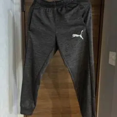 PUMA ダークグレー ジャージパンツ