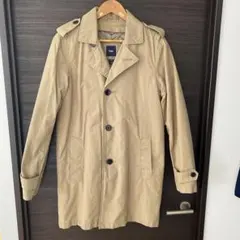 【スリム体型の方必見】GAP ステンカラーコート M ベージュ
