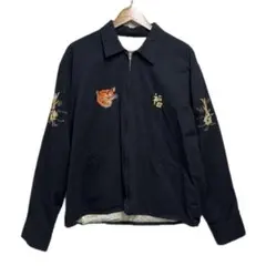□M相当 60s 70s ヴィンテージ ベトジャン YKKジップ スカジャン