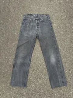 90s リーバイス501後染めブラック MADE in USA デニムパンツ