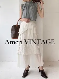 Ameri 3WAY JACQUARD SET UP【トップスのみ】オケージョン - メルカリ
