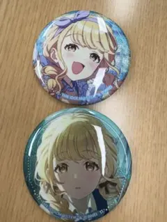 学マス 藤田ことね 缶バッジ 雨上がりのアイリス