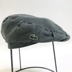 ラコステ ヒッコリー ハンチング ストライプ 帽子