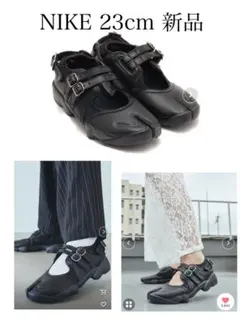 新品ナイキ ウィメンズ エアリフト ブリーズ トリプルブラック 23.0cm