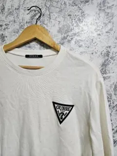 【美品】GUESS スウェット トレーナー アイボリー Mサイズ