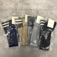 レディース靴下 トゥーレスハイソックス 23～25cm 4足まとめて　5889