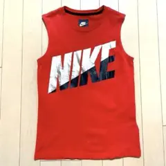 ◆NIKE◆ナイキ　ノースリーブ　ビッグロゴ　赤