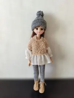 22cmドール服＊450 ３点セット リカちゃん服 ハンドメイド