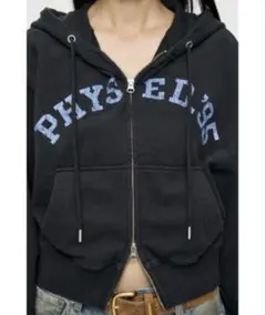 完売商品✳︎✳︎ moussy フィズエドジップアップフーディのサムネイル