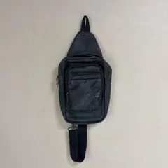ダークブルー スリングバッグ ショルダーバッグ