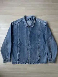 80s 黒タグ old stussy Gジャン デニム ジャケット カバーオール