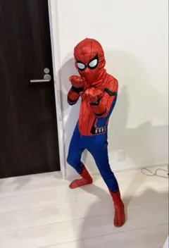 コスプレ ハロウィン スパイダーマン仮装 子供 イベント かっこいい 130cm