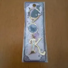 猫イラスト K イニシャル キーホルダー