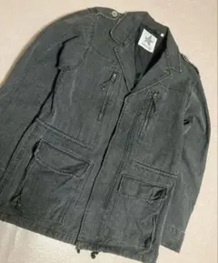 廃盤 00s Levi's ブラック デニム ハンティングジャケット ワンスター