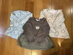ベビー服 長袖トップスセット 95cm以下