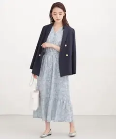 【最終値下げ】ナノユニバース Nano universe フラワーワンピース