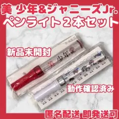 [新品]美少年&ジャニーズJr. ペンライト2本セット キンブレ型 動作確認済み