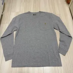Carhartt LOOSE FIT 長袖 ポケットTシャツ グレー Sのサムネイル